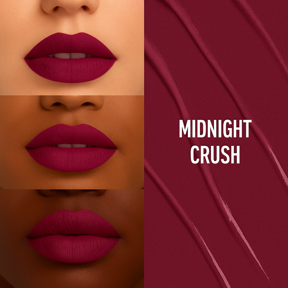 Midnight Crush Matte Liquid Lipstick by Brown Anatomy